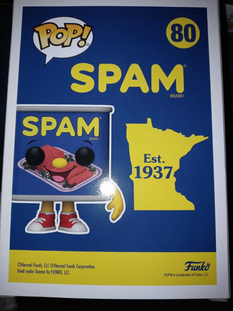 Funko Pop!: Spam Spam Can - Funko (Spam) (Spam) action figure collectible [Barcode 889698529945] - Main Image 2