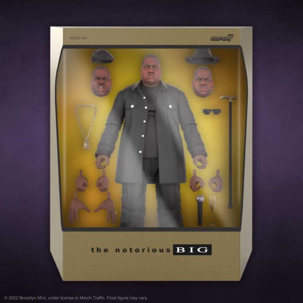 Super7 Reaction Notorious B.I.G. - Super 7 / ReAction Figures (Hip-Hop: ReAction Figures) action figure collectible [Barcode 840049809314] - Main Image 3