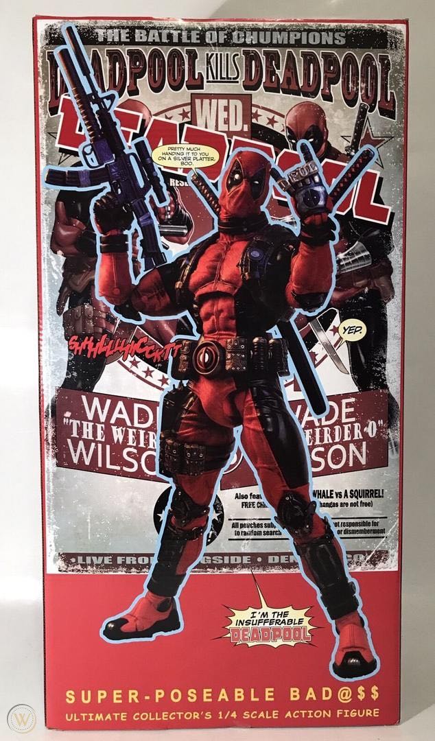 NECA Ultimate Deadpool 18” Giant Super Poseable Badass Figure 1:4 Epic Marvel - NECA, Inc. action figure collectible - Main Image 2