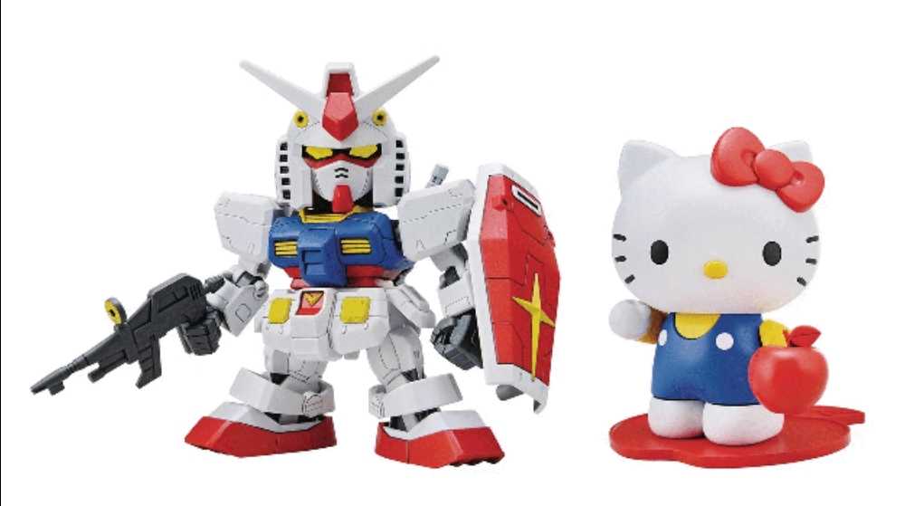 Bandai Gundam x Hello Kitty - EX-Standard Hello Kitty/RX-78-2  action figure collectible - Main Image 3