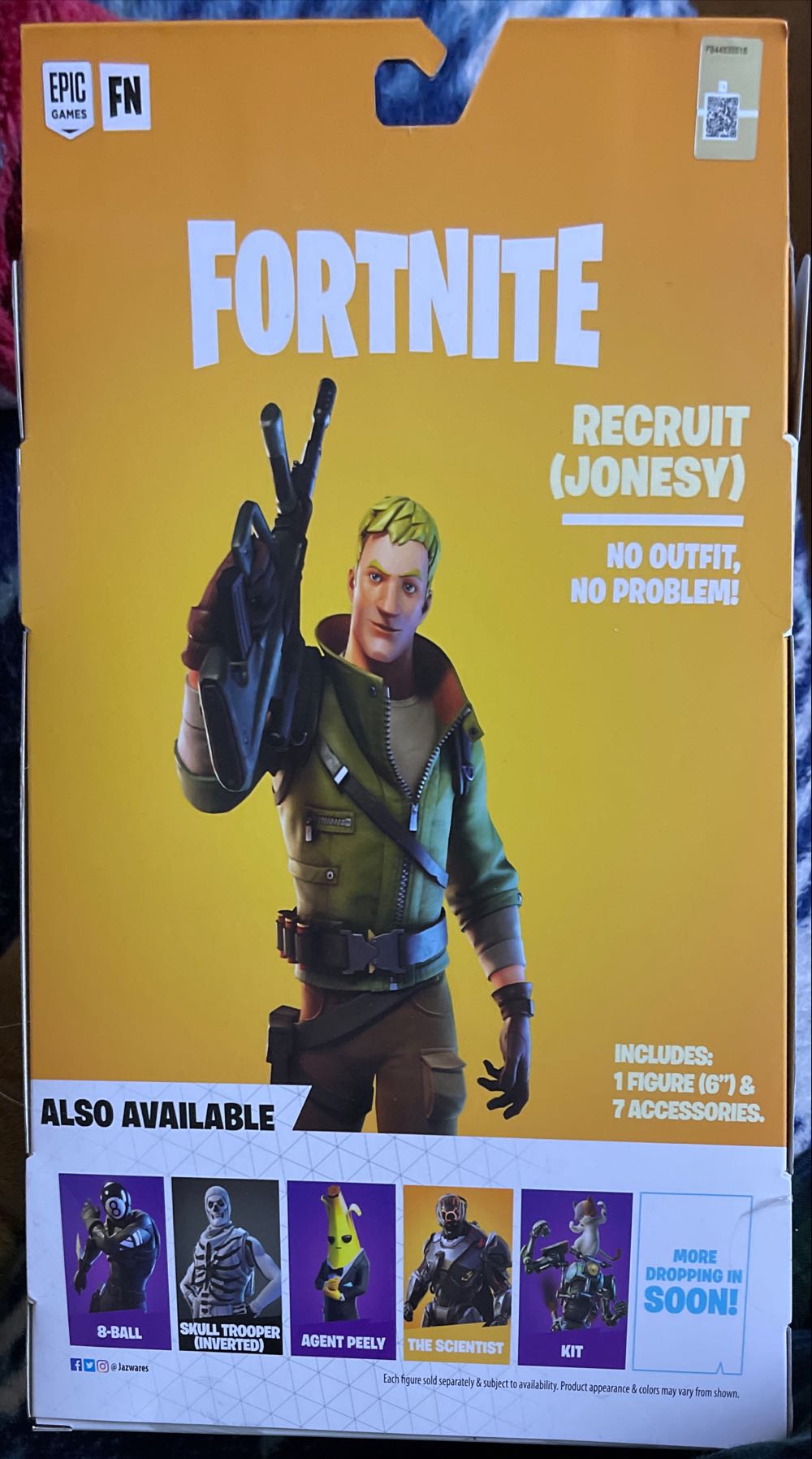 Jonesy (Recruit) - Jazwares (Fortnite Legendary Series) action figure collectible [Barcode 191726390008] - Main Image 2