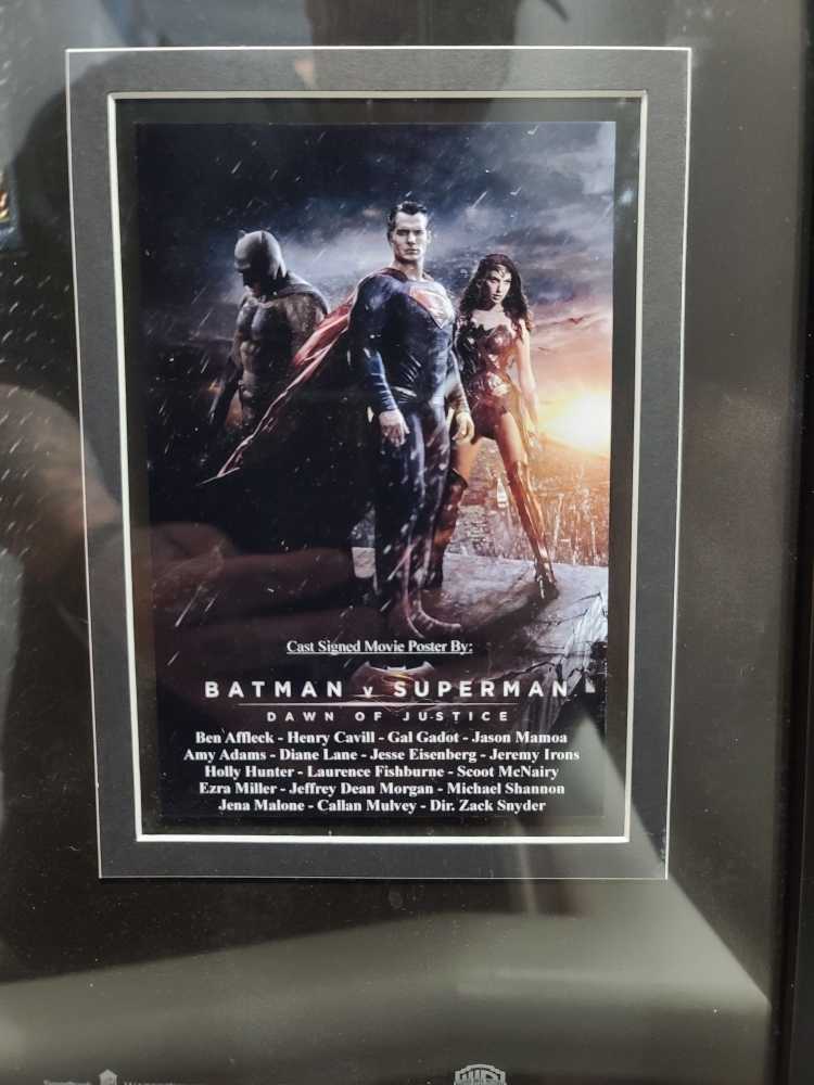BvS Signed 27x40 Poster  (Comic Book) action figure collectible - Main Image 2