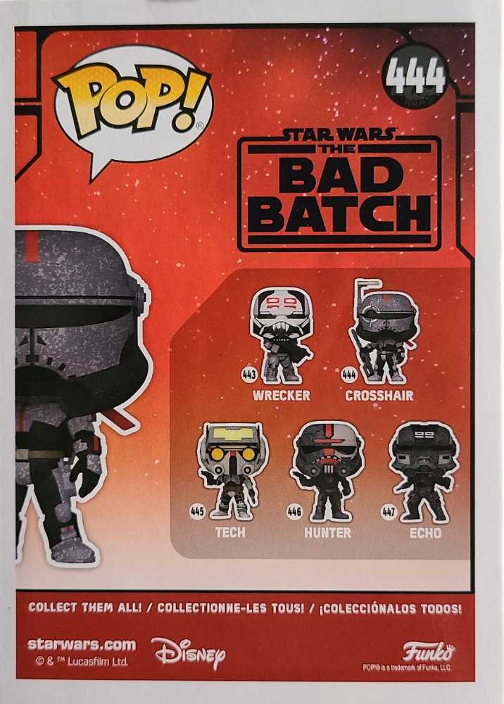 Funko Pops Star Wars The Bad Batch Crosshair 444 - Funko (Star Wars : The Bad Batch) action figure collectible [Barcode 889698555036] - Main Image 2