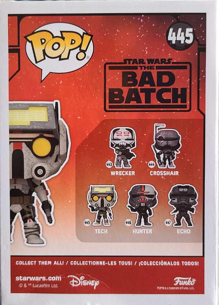 Funko Pop! : Star Wars Television Tech TBB - Funko (The Bad Batch Animated Series) action figure collectible [Barcode 889698555029] - Main Image 2