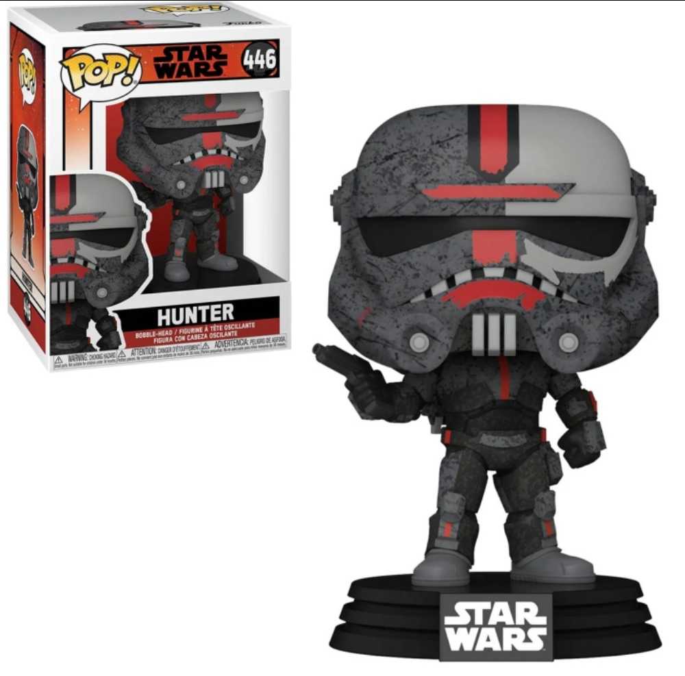 Funko Pop! : Star Wars Television Hunter TBB - Funko (The Bad Batch Animated Series) action figure collectible [Barcode 889698555005] - Main Image 4