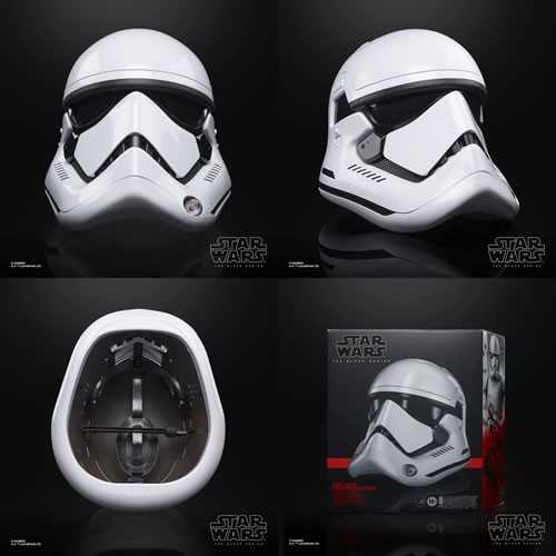 First Order Stormtrooper Helmet - Hasbro (Star Wars Episode VIII The Last Jedi) action figure collectible [Barcode 5010993737093] - Main Image 3