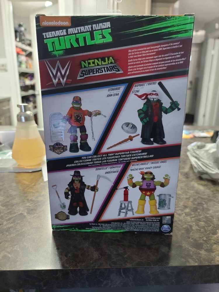 Sting - Playmates Toys (ninja superstars) action figure collectible [Barcode 778988667637] - Main Image 2