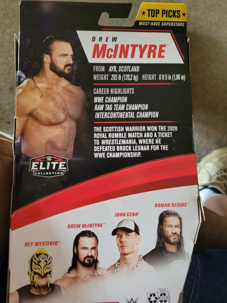 Drew McIntyre  - Mattel, Inc (Elite Collection Top Picks) action figure collectible - Main Image 2