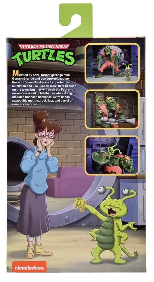 Muckman & Joe Eyeball - NECA, Inc. (Teenage Mutant Ninja Turtles Cartoon) action figure collectible [Barcode 634482541913] - Main Image 2