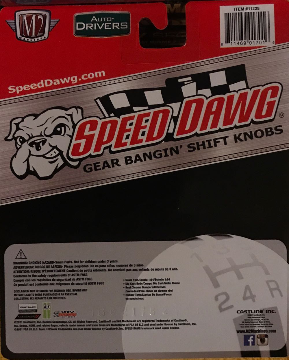 Car Collectibles: 1969 Plymouth Road Runner 440 - M2 Machines (Speed Dawg Shift Knobs) action figure collectible [Barcode 811469017016] - Main Image 2