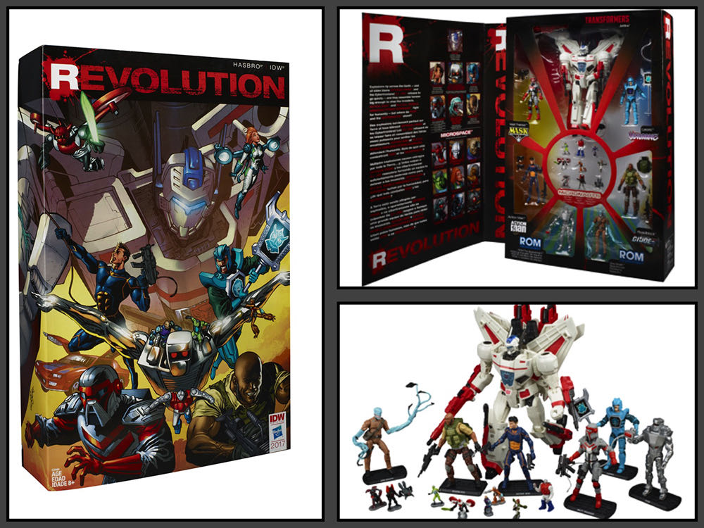 Sdcc 2017 Hasbro Exclusive Revolution Comic Crossover Megaset  action figure collectible - Main Image 3