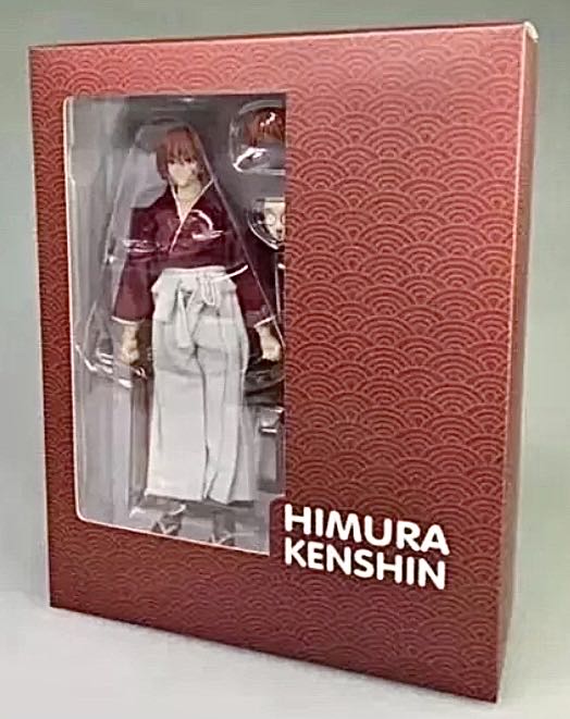Himura Kenshin (Red) - Dasin Model (Rurouni Kenshin) action figure collectible [Barcode 760827570383] - Main Image 2