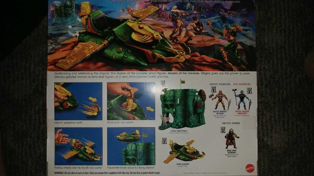 MOTU Origins: Wind Raider - Mattel (Masters of the Universe: Origins) action figure collectible [Barcode 887961982886] - Main Image 2