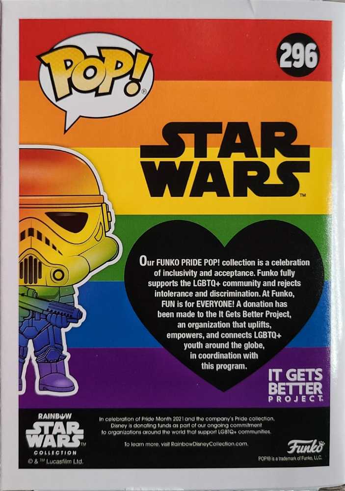 Stormtrooper (rainbow) #296 - Funko (Funko POP! Star Wars) action figure collectible [Barcode 889698565813] - Main Image 2
