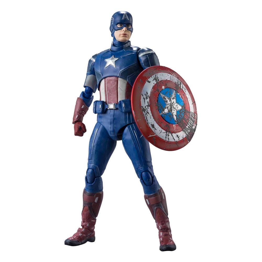 Captain America (Avengers Assemble Edition) - Bandai Tamashii Nations (Marvel Cinematic Universe) action figure collectible [Barcode 4573102612847] - Main Image 3