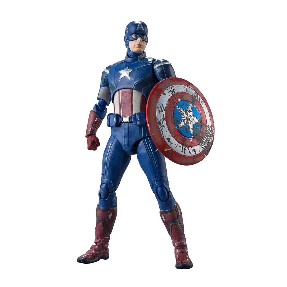 Captain America (Avengers Assemble Edition) - Bandai Tamashii Nations (Marvel Cinematic Universe) action figure collectible [Barcode 4573102612847] - Main Image 4