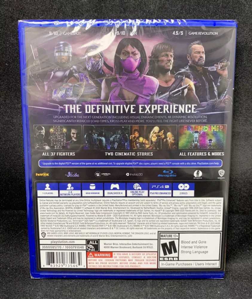 Playstation Mortal Kombat 11 Playstation 4  action figure collectible [Barcode 883929668960] - Main Image 2