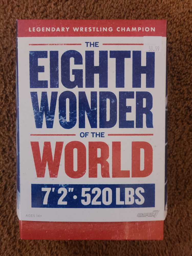 Super7 Ultimates Andre The Giant  - Super 7 - Ultimates action figure collectible [Barcode 840049806740] - Main Image 2