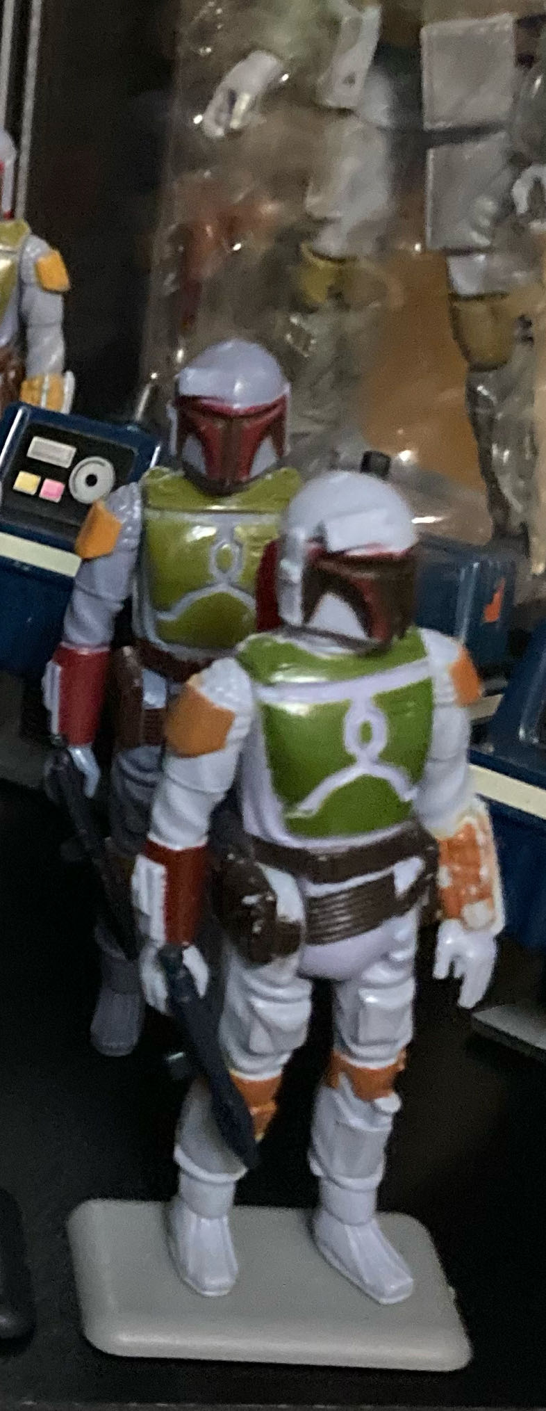 vintage star wars Boba Fett Tri-Logo - Kenner action figure collectible - Main Image 2