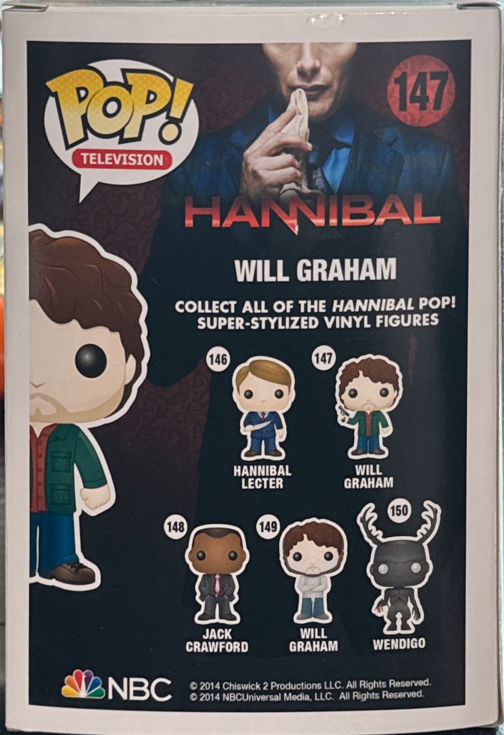 Will Graham - Funko (Hannibal) action figure collectible [Barcode 849803044138] - Main Image 3