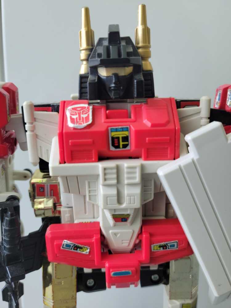 Superion 2nd Silverbolt Skydive Fireflight Air Raid Slingshot Aerialbot - Hasbro (1985) action figure collectible - Main Image 1