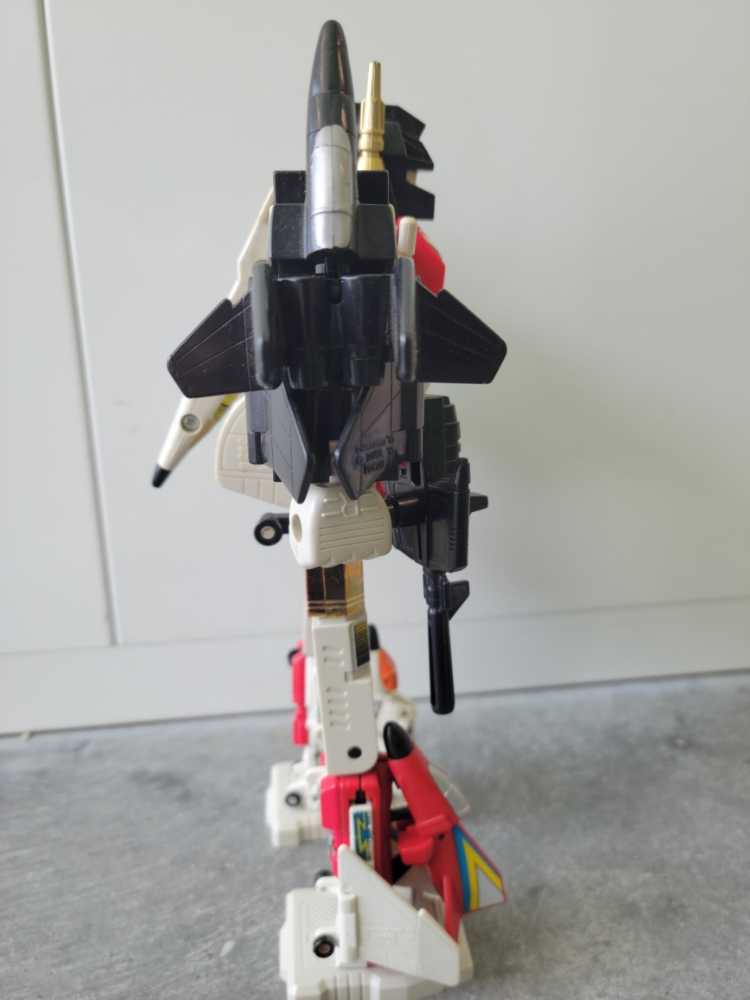 Superion 2nd Silverbolt Skydive Fireflight Air Raid Slingshot Aerialbot - Hasbro (1985) action figure collectible - Main Image 3