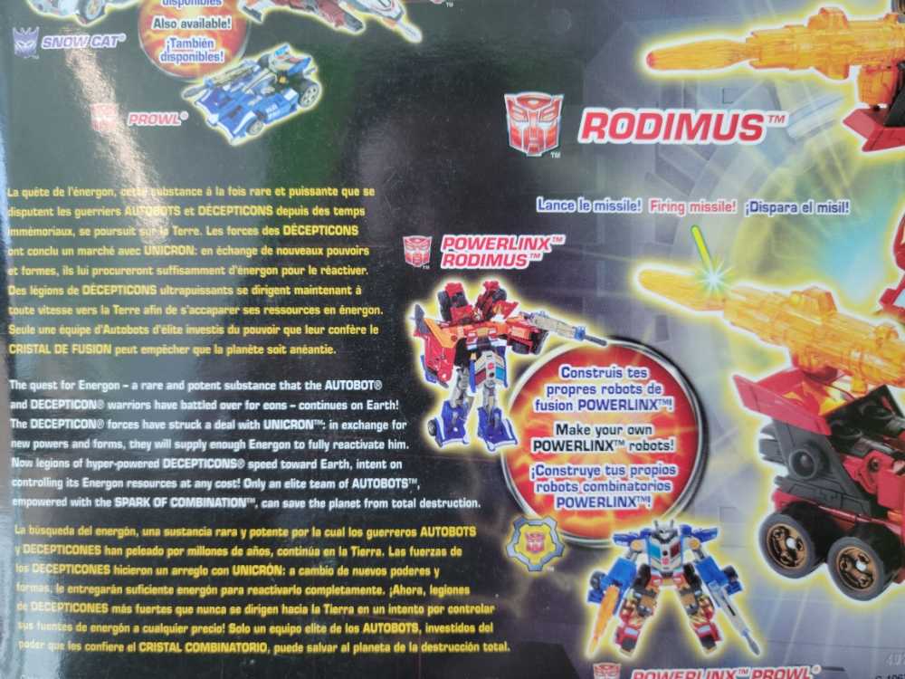 Transformers: Energon Rodimus - Hasbro (Energon) action figure collectible [Barcode 076930802311] - Main Image 4