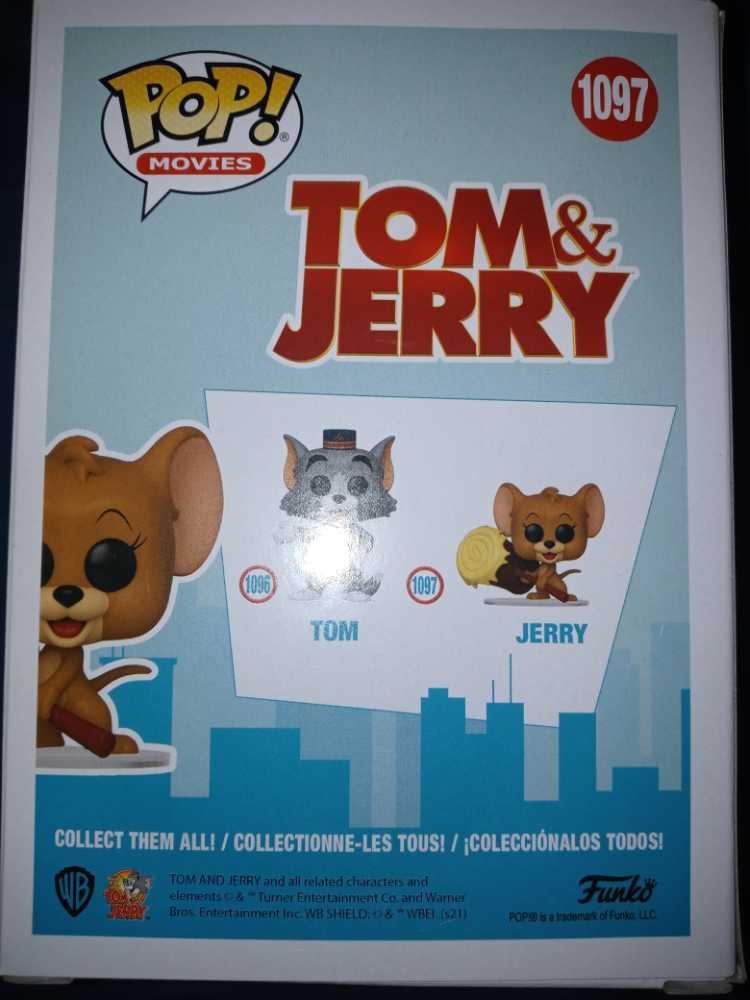 Tom & Jerry: Funko Pop! Tom & Jerry - Jerry #1097 - Funko Pop! Movies (Tom & Jerry) action figure collectible [Barcode 889698557498] - Main Image 2