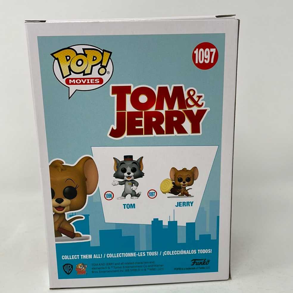 Tom & Jerry: Funko Pop! Tom & Jerry - Jerry #1097 - Funko Pop! Movies (Tom & Jerry) action figure collectible [Barcode 889698557498] - Main Image 4