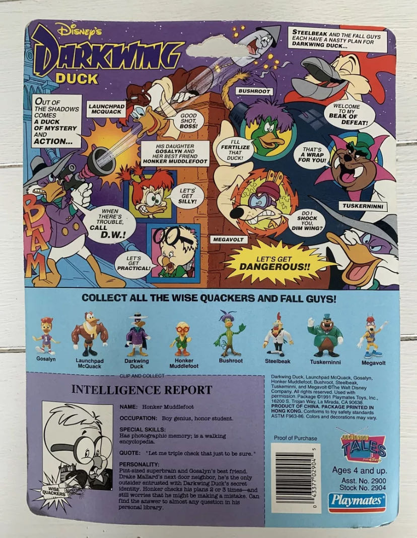 Honker Muddlefoot - Playmates (Darkwing Duck) action figure collectible - Main Image 2