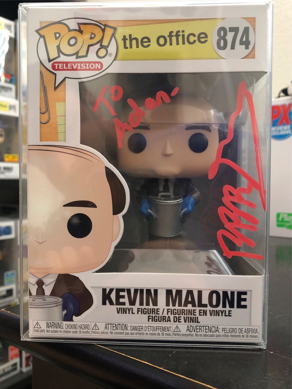 Funko Pop! Tv: The Office Kevin Malone With Chili  action figure collectible [Barcode 889698418843] - Main Image 2