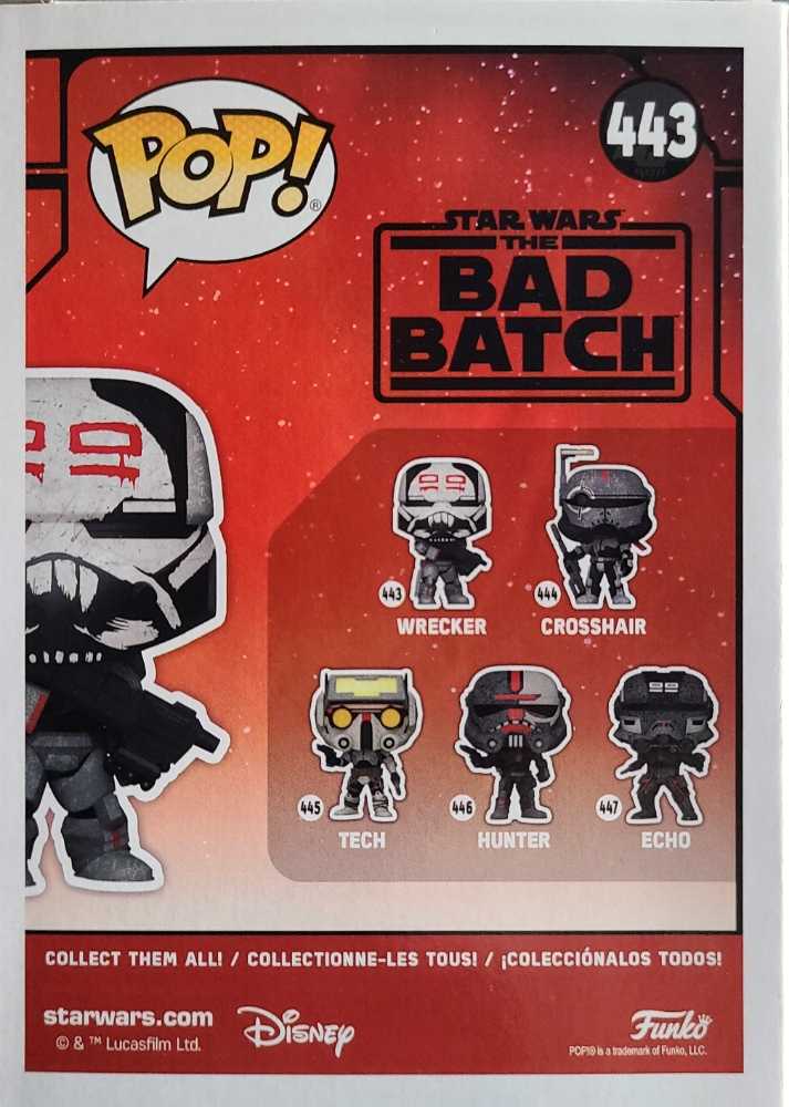 Funko Pop! : Star Wars Television Wrecker TBB - Funko (The Bad Batch Animated Series) action figure collectible [Barcode 889698555012] - Main Image 2
