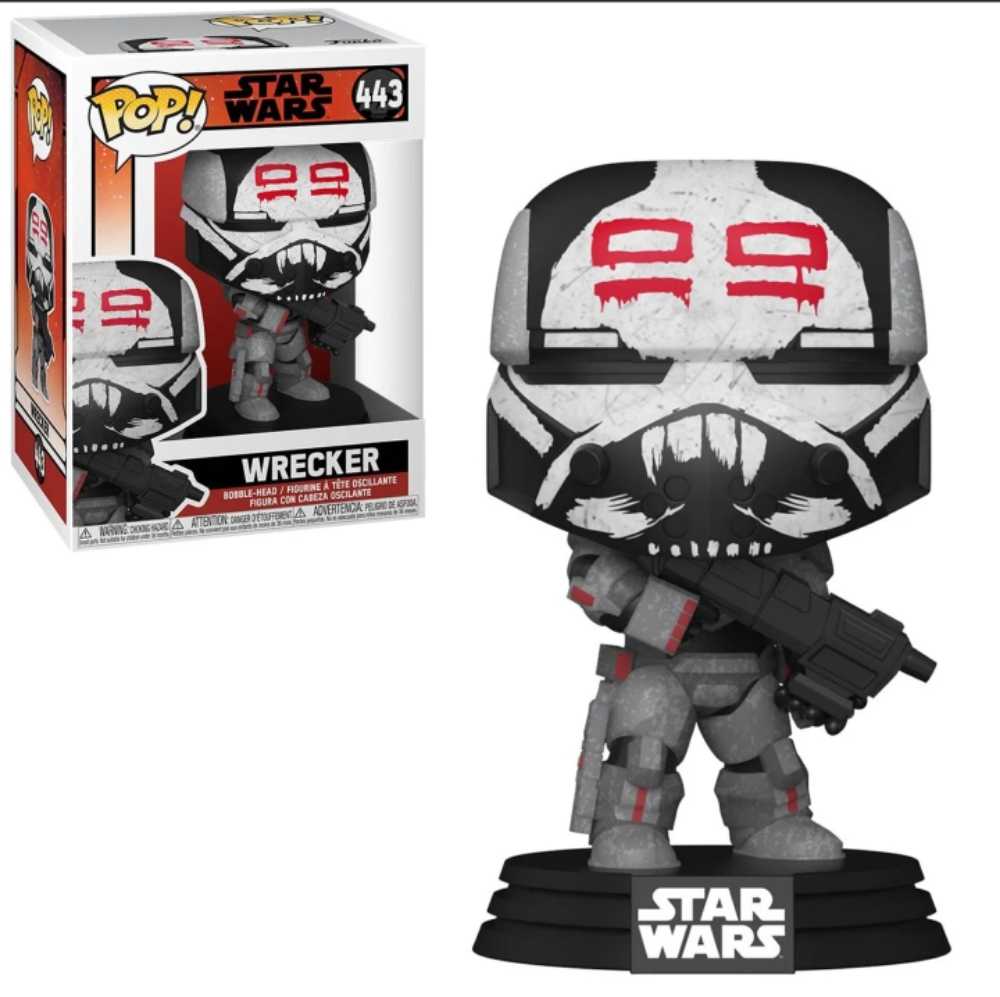 Funko Pop! : Star Wars Television Wrecker TBB - Funko (The Bad Batch Animated Series) action figure collectible [Barcode 889698555012] - Main Image 4