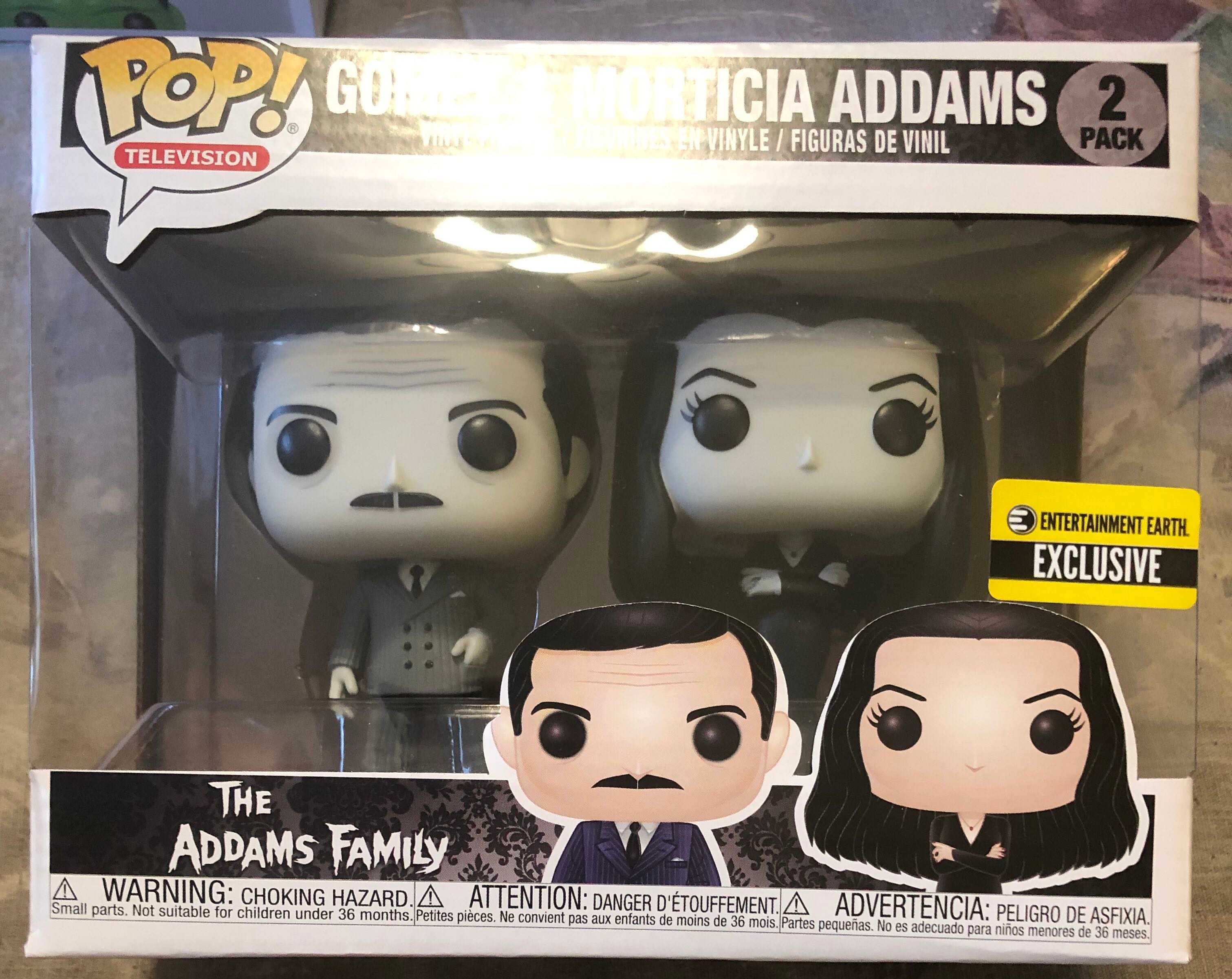 Gomez & Morticia Addams 2 Pack (Entertainment Earth Exclusive) - Funko (The Addams Family) action figure collectible [Barcode 889698413237] - Main Image 1