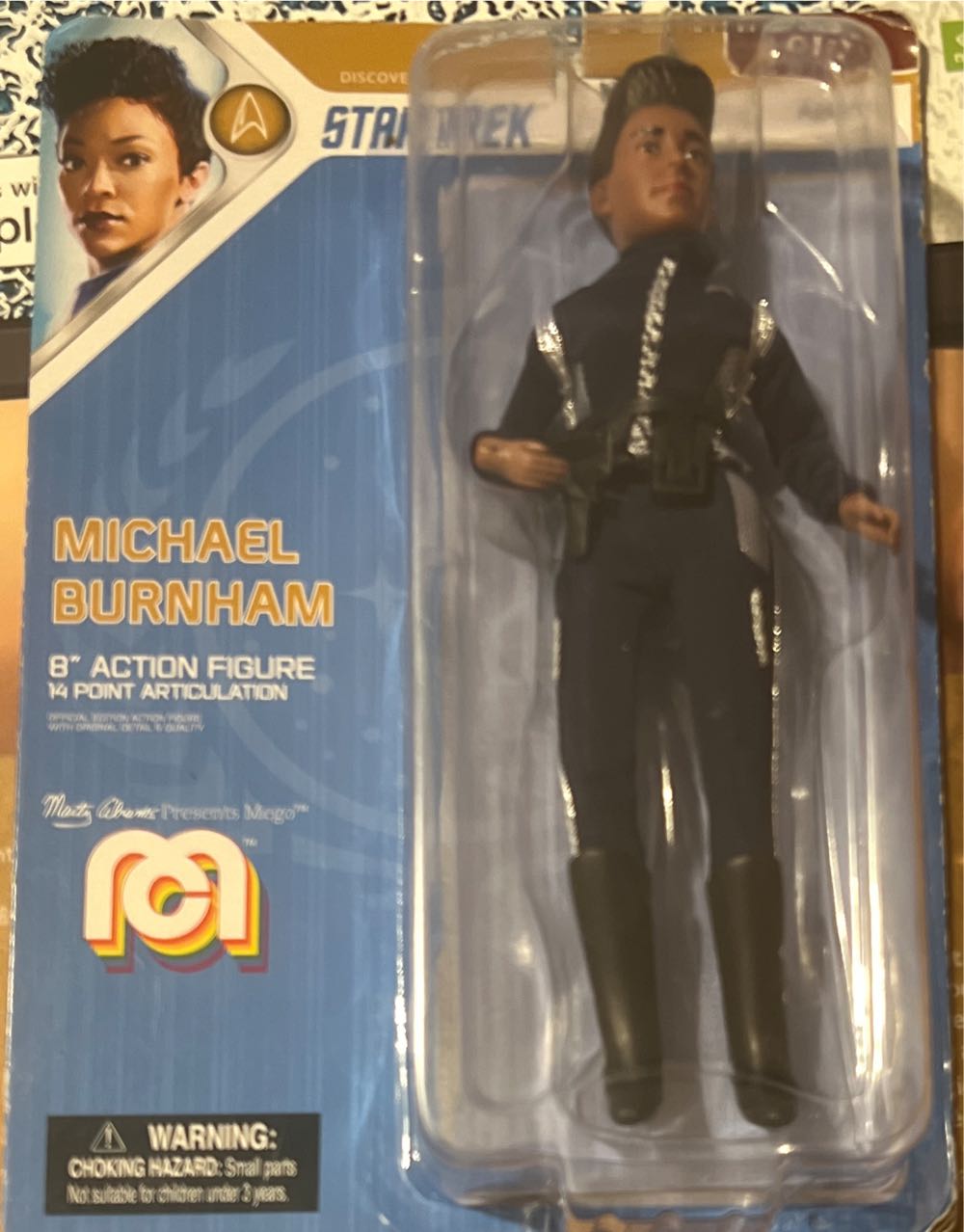 Mego Action Figure 8” Star Trek Discovery Michael Burnham - MEGO Corp. (Star Trek - Discovery) action figure collectible [Barcode 850003511443] - Main Image 2