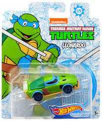 Hot Wheels Character TMNT Leonardo - Hot Wheels (Mattel) action figure collectible [Barcode 887961966671] - Main Image 2