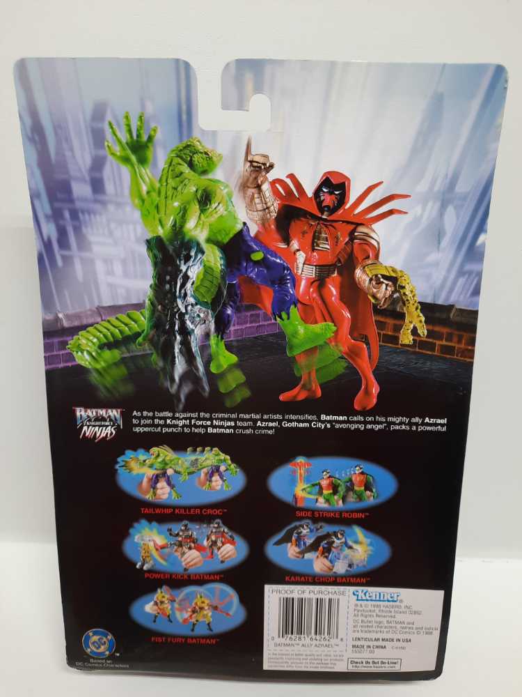 Azrael - Kenner (Batman night force ninjas) action figure collectible [Barcode 076281642628] - Main Image 2