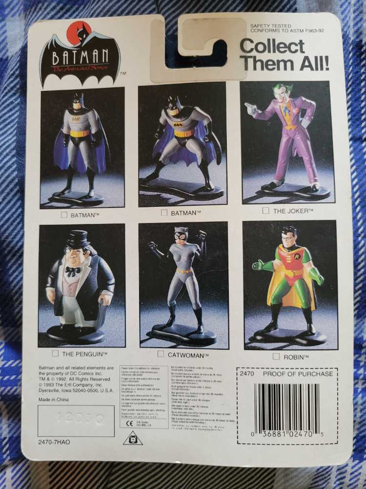 DC Super Heroes Die-Cast Metal - Robin (Batman: TAS) - Ertl (Batman) action figure collectible [Barcode 036881024705] - Main Image 2