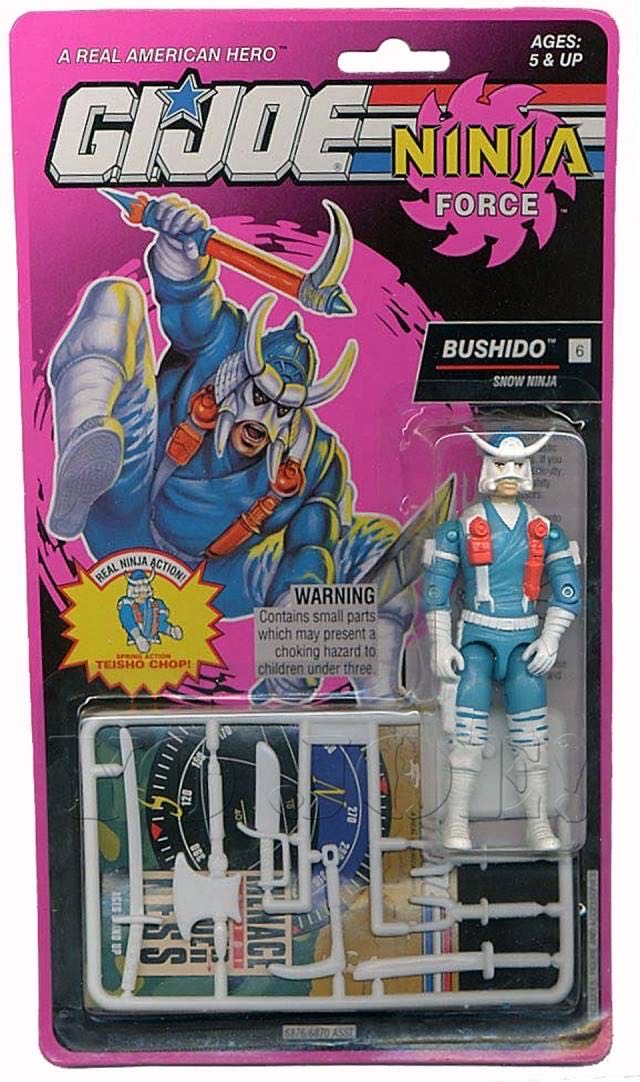 Bushido [v1 - Ninja Force] - Hasbro (G.I. Joe - A Real American Hero) action figure collectible - Main Image 2