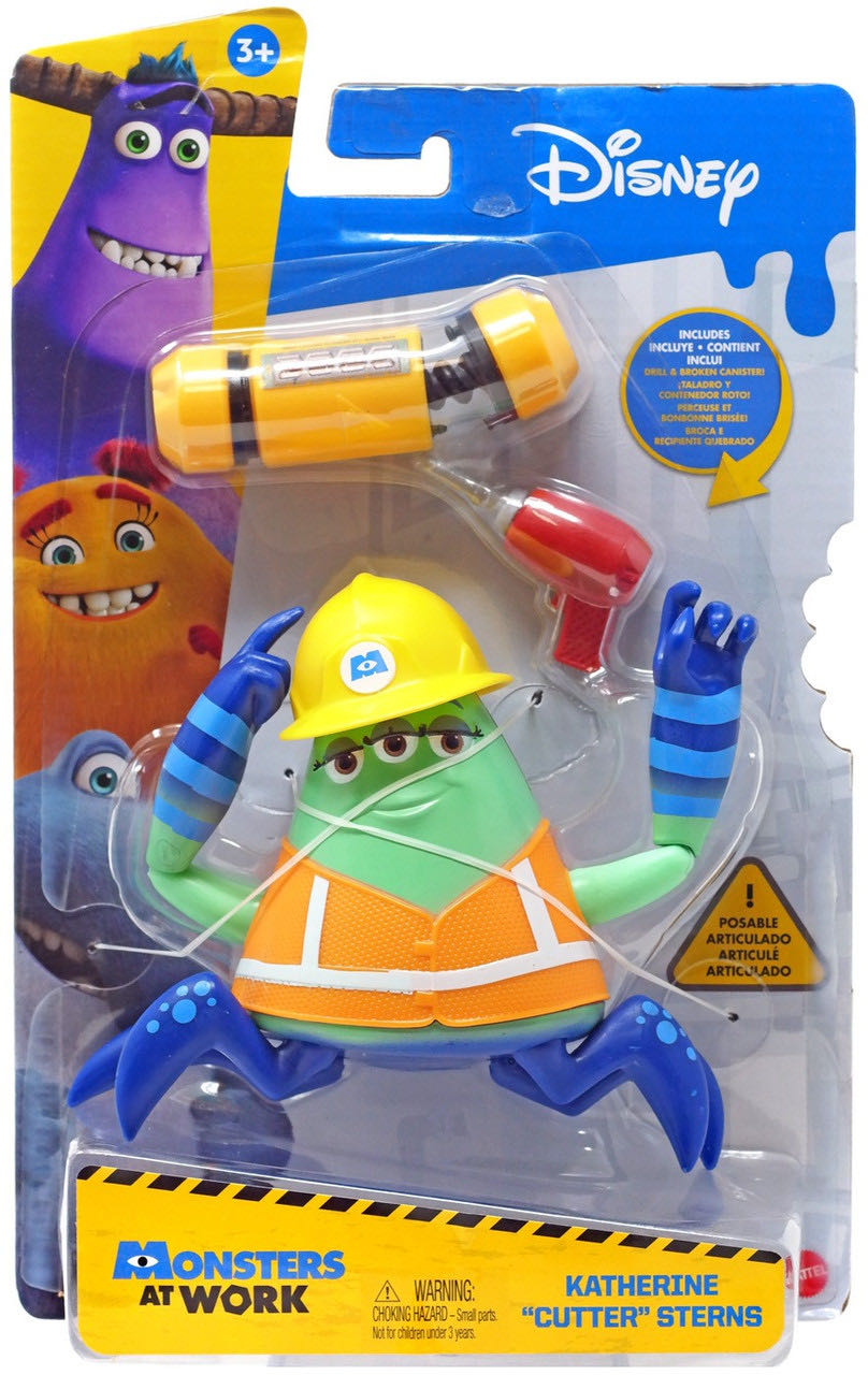 Disney Monsters at Work KATHERINE “CUTTER” STERNS - Mattel (Disney•Pixar) action figure collectible [Barcode 194735008780] - Main Image 2