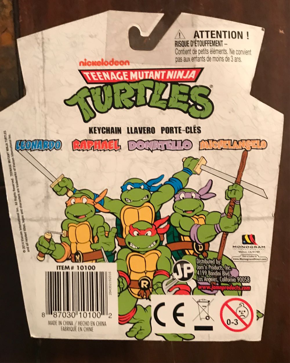 Donatello Bag Clip - Jam’n Products (Teenage Mutant Ninja Turtles) action figure collectible [Barcode 887030101002] - Main Image 2