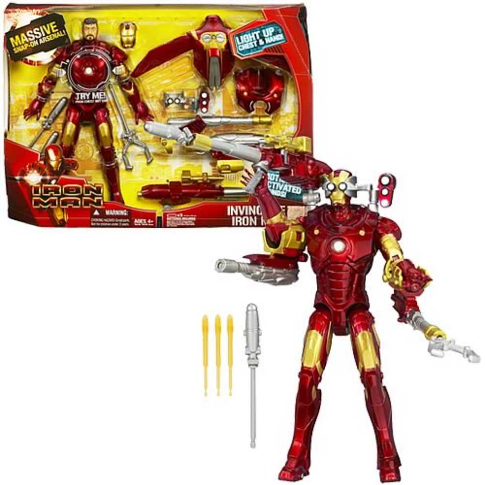 Iron Man Invincible Iron Man Assortment Tony Stark Unmasked  action figure collectible [Barcode 653569321002] - Main Image 3