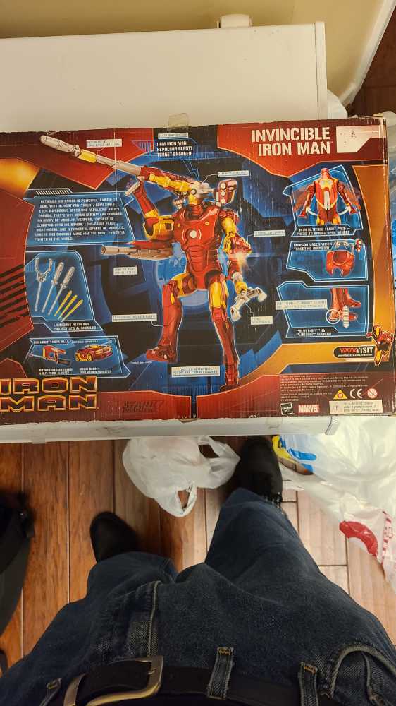 Iron Man Invincible Iron Man Assortment Tony Stark Unmasked  action figure collectible [Barcode 653569321002] - Main Image 4