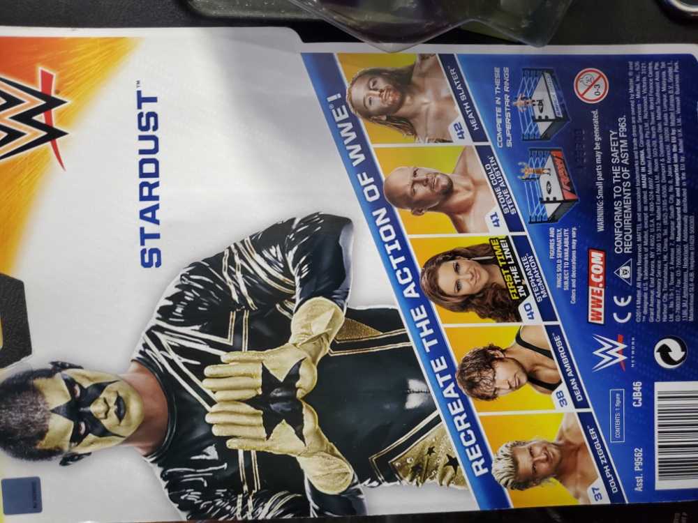Stardust  (Wwe Basic) action figure collectible [Barcode 887961092264] - Main Image 2