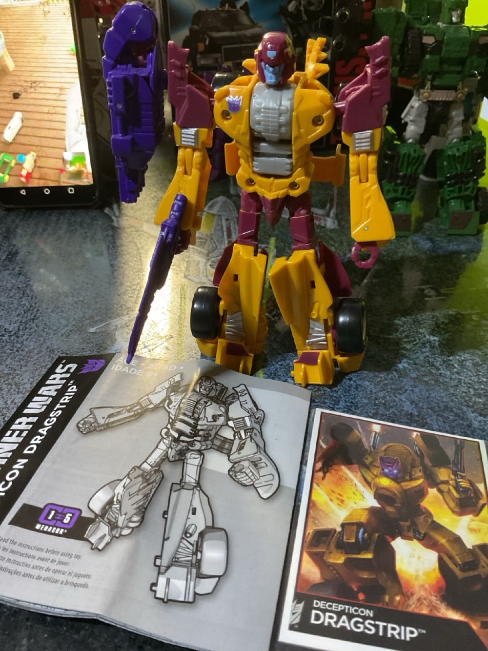 Transformers Combiner Wars Dragstrip Stunticon - Hasbro (Transformers Decepticon Stunticon Combiner Wars) action figure collectible - Main Image 4