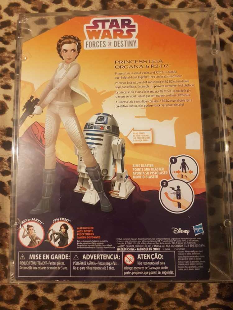 Star Wars: Forces of Destiny - Princess Leia Organa & R2-D2  - Disney / Hasbro (Star Wars - Forces of Destiny) action figure collectible - Main Image 2