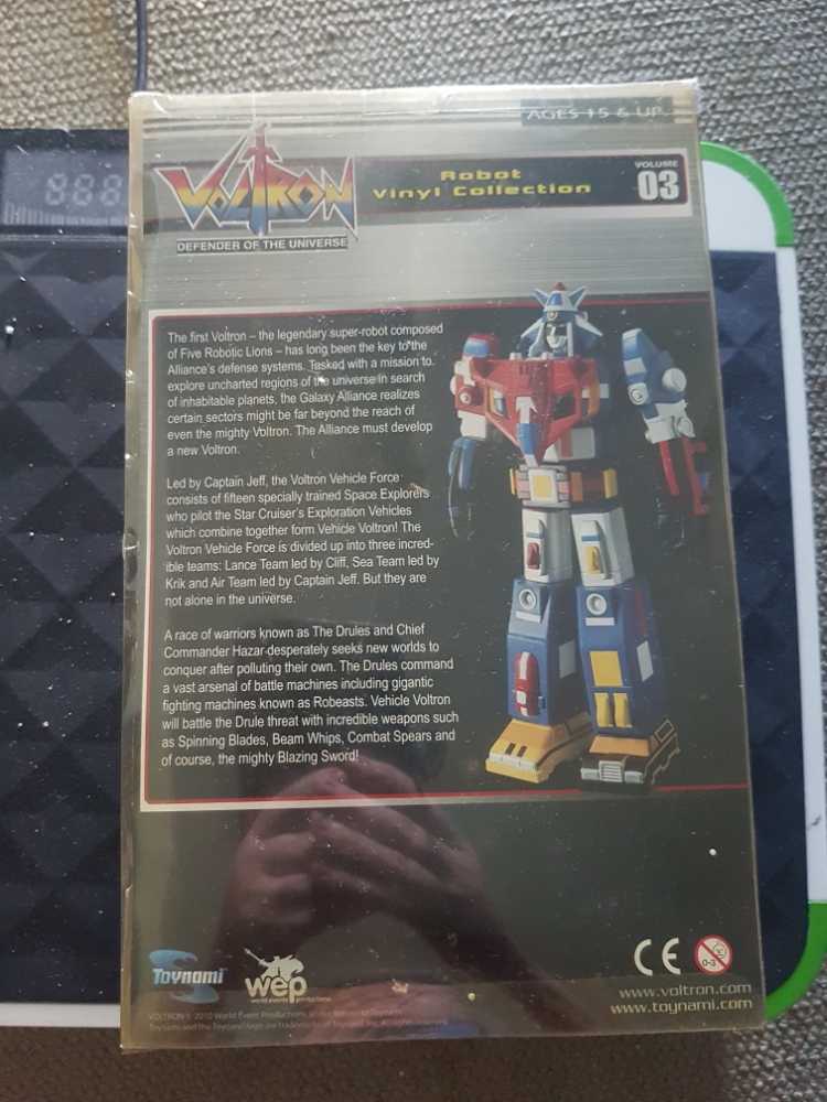 Vehicle Voltron - Vinyl Edition  - Toynami/Wep (Robot Vinyl Collection) action figure collectible - Main Image 2
