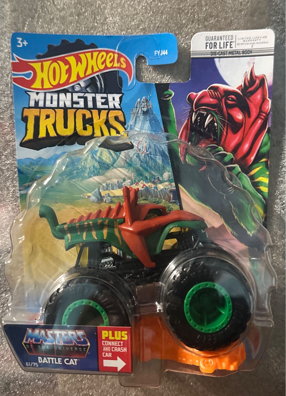 Hot wheels Monster Truck Battle Cat  (Hot Wheels Monster Trucks) action figure collectible [Barcode 887961705393] - Main Image 2