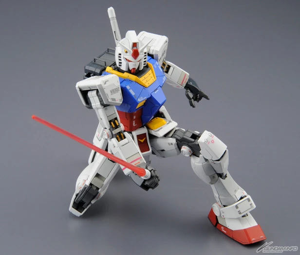 Bandai MG RX-78-2 Gundam (Ver. 3.0) - Bandai (Mobile Suit Gundam) action figure collectible [Barcode 4543112836557] - Main Image 4