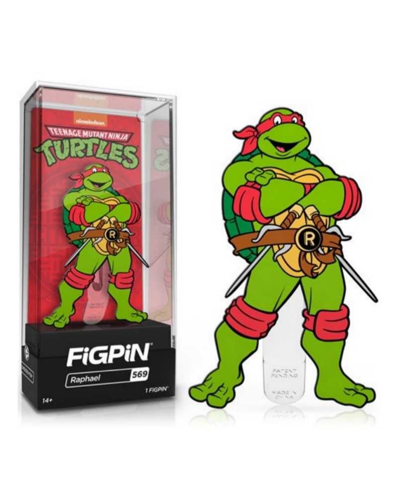 TMNT- Raphael FigPin 569 - Fabrique Par (Teenage Mutant Ninja Turtles) action figure collectible [Barcode 810021535883] - Main Image 2